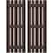 Ekena Millwork Americraft 5-Board, 3 Batten Exterior Real Wood Spaced Board-n-Batten Shutters, ARW401SB519X47TBH, PR ARW401SB519X47TBH - alternate 1